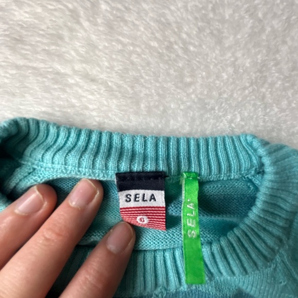 Kids Blue Striped Sweater - Picture 2 of 2